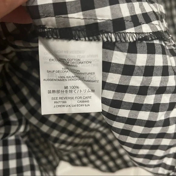 Madewell - Smocked Gingham Top - Picture 8 of 9